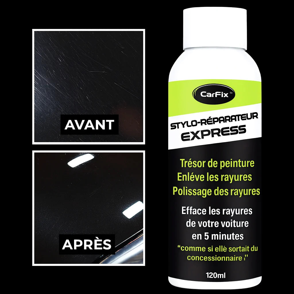 CarFix™ Stylo Réparateur Express | Efface les rayures de votre voiture en 5 minutes – comme si elle sortait du concessionnaire!