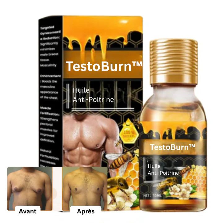 زيت TestoBurn™ المضاد للثدي | يقلل حجم الثدي لدى الرجال في 7 أيام، بدون جراحة!