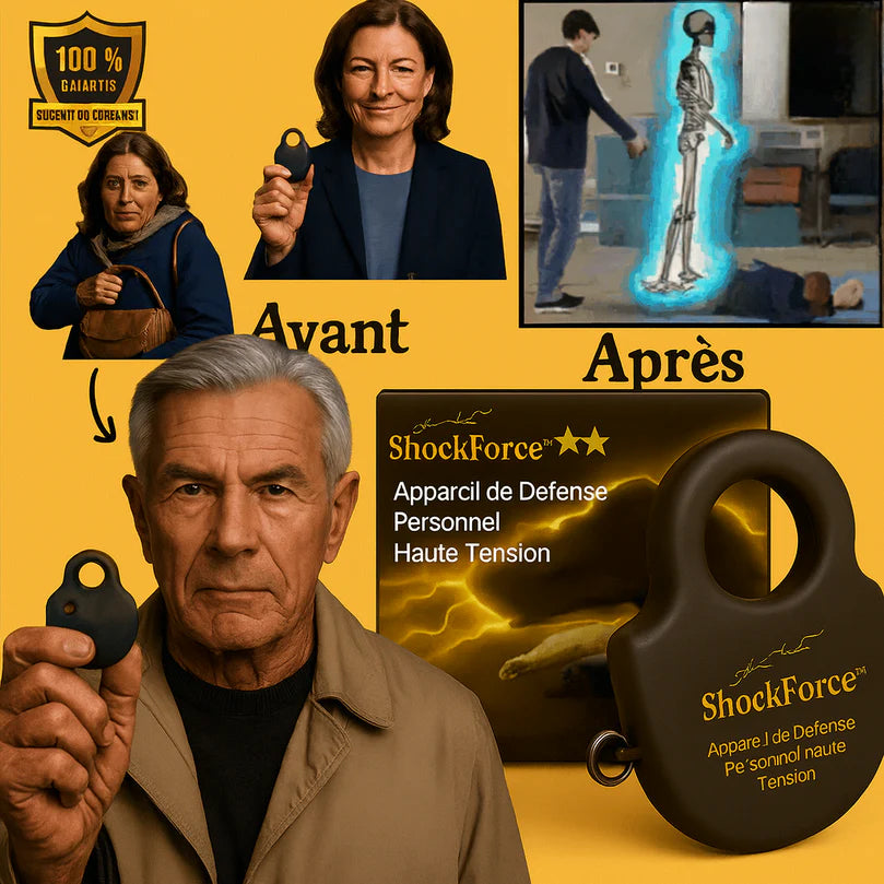 جهاز الدفاع الشخصي عالي الجهد ShockForce™ | يشل حركة أي مهاجم في ثانية واحدة، دون عناء!)