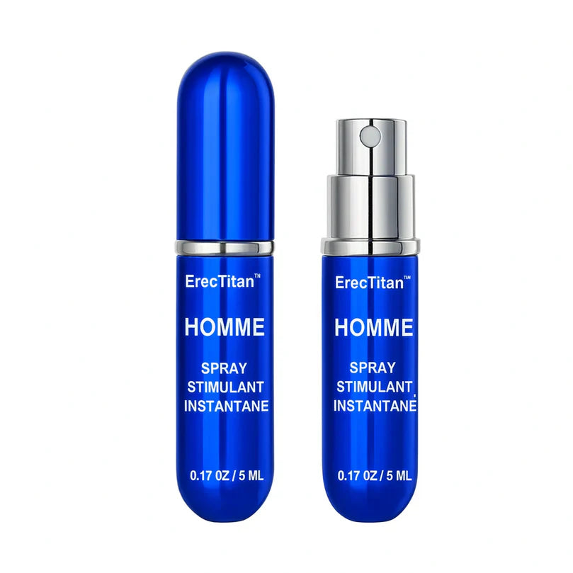 ErecTitan™ Spray Stimulant Instantané | Durcit votre érection en moins de 5 minutes, même après 60 ans!