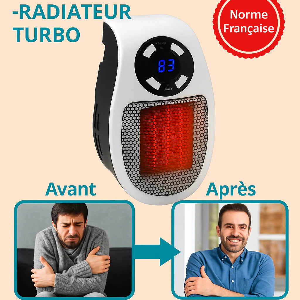 سخان ThermoJet™ Mini Turbo | يسخن غرفة التجميد في دقيقتين - مع خفض فاتورتك إلى النصف!
