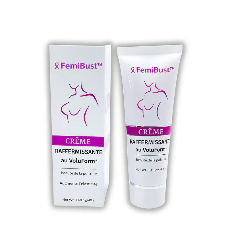 FemiBust™ Crème Raffermissante au VoluForm™ | Remonte et gonfle la poitrine jusqu’à +98 % en 7 jours – sans bistouri!
