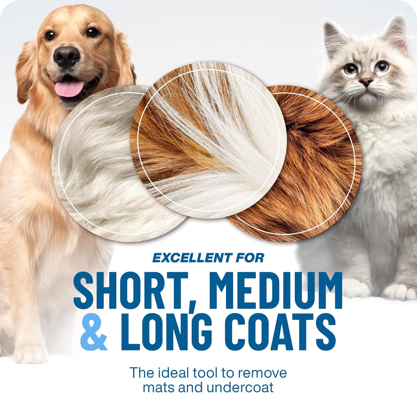 Outil professionnel de démêlage pour chiens et chats