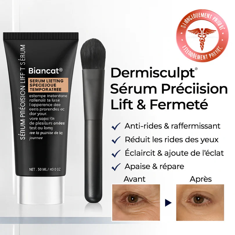 Dermisculpt™ Sérum Précision Lift & Fermeté | Lisse rides et retend la peau en 7 minutes!