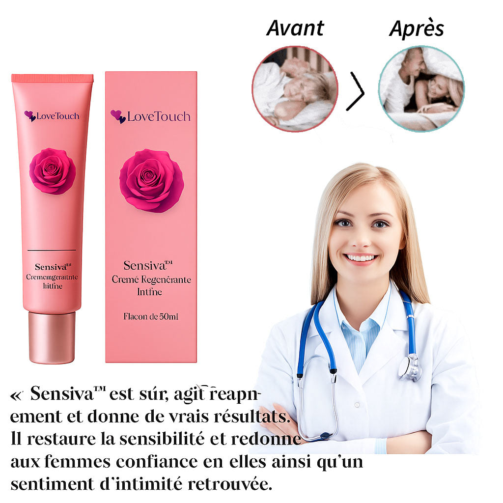 كريم Sensiva™ Intimate Regenerating Cream | يستعيد 95% من المتعة الجنسية في 24 ساعة فقط - بدون هرمونات أو جراحة!